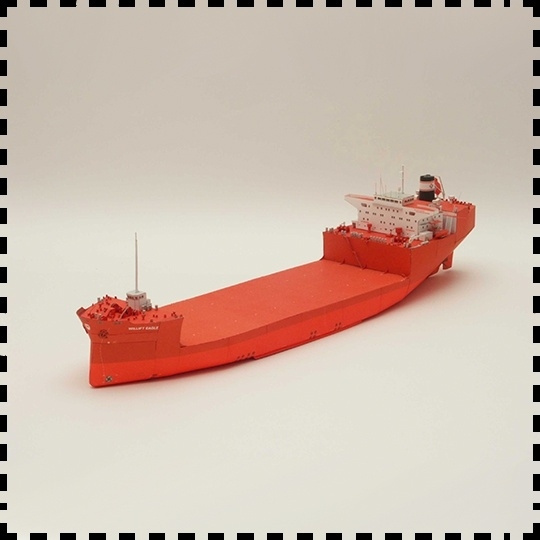 1:400 Scale Gdansk Cargo Ship DIY Handcraft PAPER MODEL KIT 