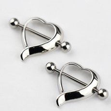 Capezzoli Piercing Gioielli Scudo Anello Con Barra + Sfere - Foto 4