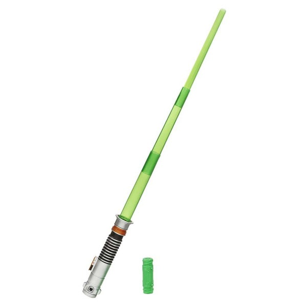 star wars luke skywalker electronic green lightsaber toy