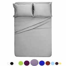 Gray, sheetset, bedsheetset, Egyptian