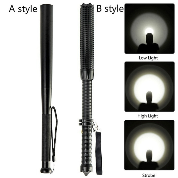 Baseball Bat Torch Q5 Cree LED Flashlight Waterproof Lamp 3 Mode Bright Light 