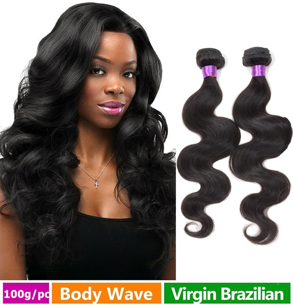 100 Human Virgin Hair Extension 100gbundle 7a Brazilian Body Wave Weave Length 8 30 Wish 