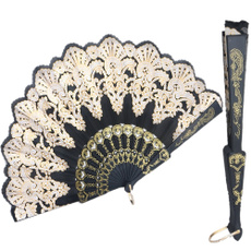foldingfan, Summer, Womens Accessories, lacefan