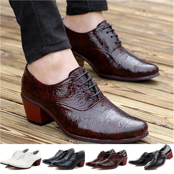 Moda italiana hombres de cuero zapatos de dedo pie Point elegantes de cuero Qualit para hombre de pisos Oxford zapatos para hombre |