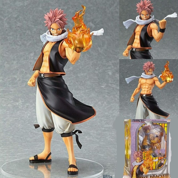 Japanese Anime Fairy Tail 1 7 Etherious Natsu Dragneel Hand Model Toy Figure Action Wish