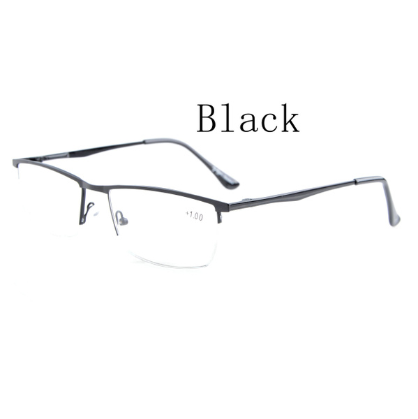 Gafas De Lectura De Medio Borde Con Bisagras De Resorte Gafas De Lectura De Medio Borde Con Bisagras De Resorte