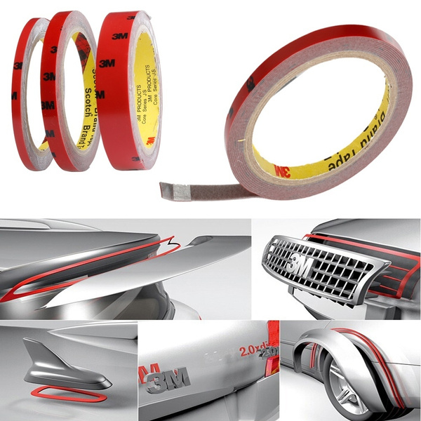 3m Roll 0 6 1 2cm Automotive Double Sided Attachment Tape Car Auto Truck Van Wish