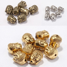 20Pcs New TibetanBuddha's Head Loose Beads For Jewelery DIY Charms