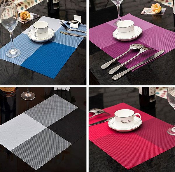 Modern Pvc Dining Table Placemat Europe, Modern Dining Room Placemats