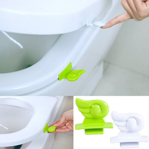 1pc Foldable Toilet Seat Cover Lifter Sanitary Closestool Seat Cover Handle Pro 