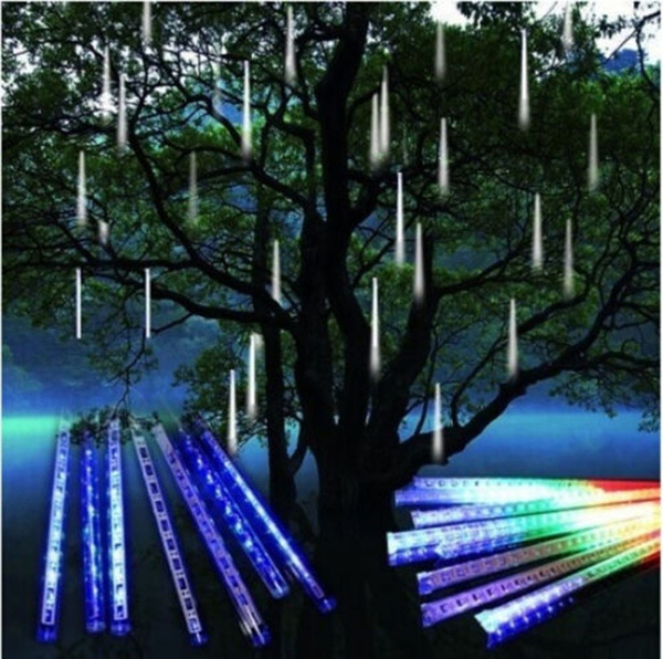 Meteor Shower Falling Star/Rain Drop/Icicle Snow LED Xmas Tree String Light 