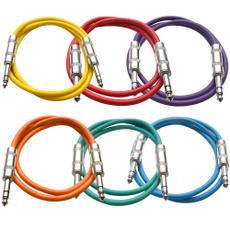 Cord, interconnect, metaltrs14totrs14, length2feetforeachcable