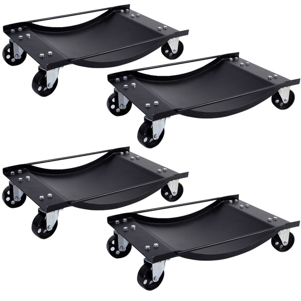 3.5 HD 4 PC Set Tire Wheel Dollies Dolly Vehicle Car Auto Repair Moving Diamond 3.5 HD 4 PC Set Tire Wheel Dollies Dolly Vehicle Car Auto Repair Moving Diamond