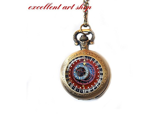 Astrology pocket watch Clock jewelry Astronomy pocket watch Wish