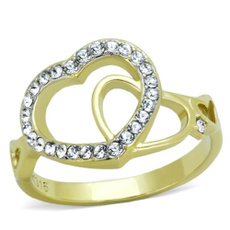 Steel, Heart, Fashion, Jewelry