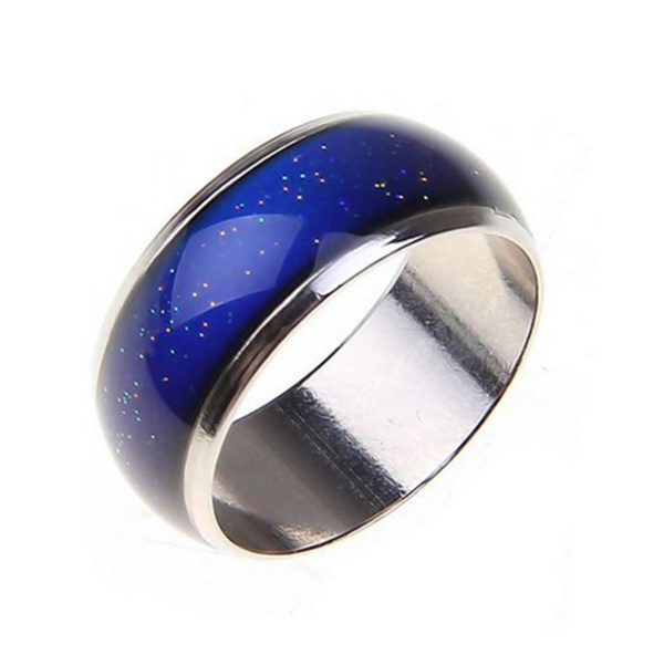 Unisex Retro Feeling Mood Color Changing Ring Wish