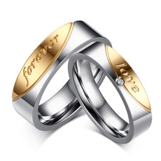 Couple Rings, foreverlove, czring, Love
