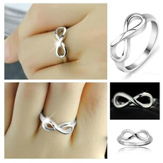 Couple Rings, Sterling, Fashion, Infinity