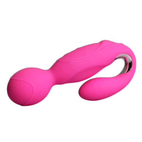 Cute SMILE Silicone Waterproof Double Powerful 7 Spot Function | Vibrator Vibration Wish for AV Women G Wand Magic Ended