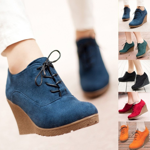 Shoe clearance wedge booties