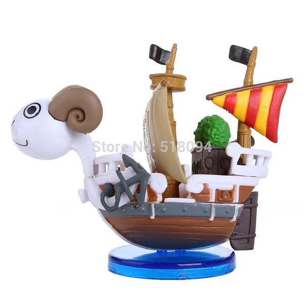 Japanese Anime Cartoon One Piece Golden Mary Ship Model PVC Figure Toys Doll