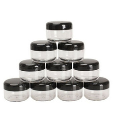 Women Fashion Hot Sale 10Pcs 5g/ml Cosmetic Empty Jar Pot Eyeshadow Makeup Face Cream Container 