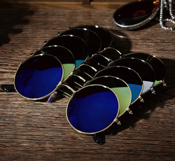 Vintage, Outdoor, Round Sunglasses, metal sunglasses
