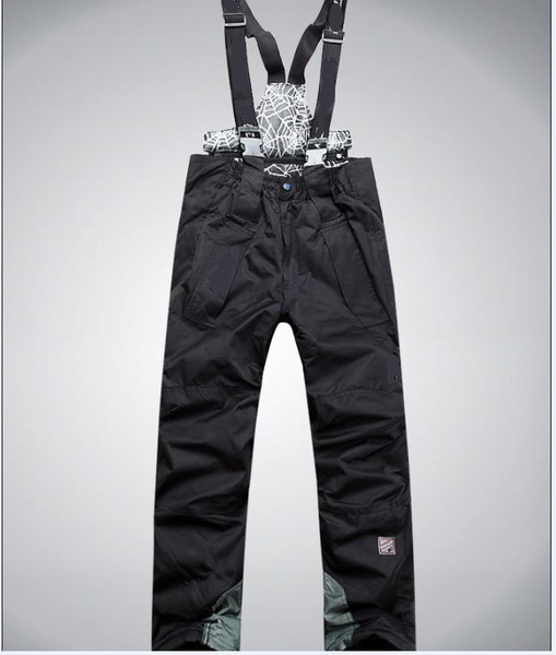 Men's Waterproof Windproof Outdoor Ski Snow Pants Overalls Trousers Salopettes 