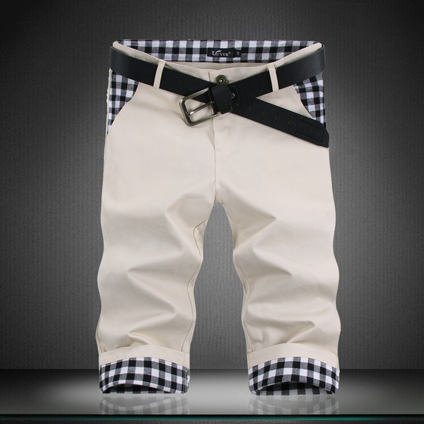 Buy INVACHI Mens Casual Elastic Waist Linen Capri Wide Leg Baggy Harem Pants  Trousers online | Topofstyle