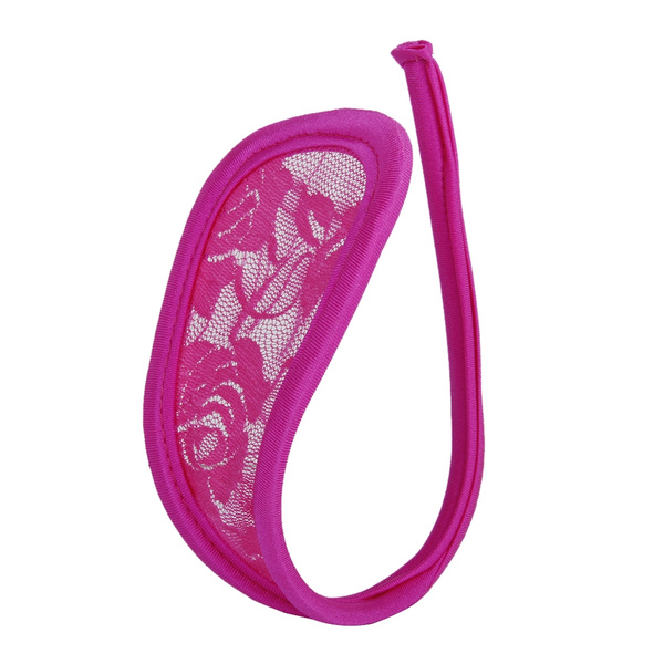 Women's Rose Flower Pattern CString Invisible Thong Underwear Shocking