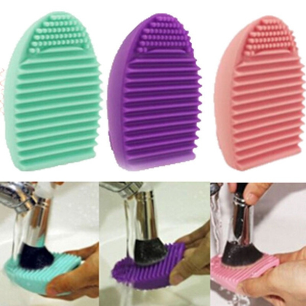 1PC Brushegg Silicone Cleaning Egg Cosmetic Brush Mack up Makeup Brush  Cleaner