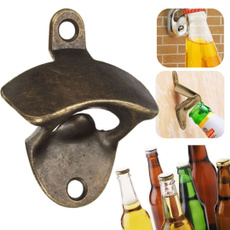 Bronze Wall Mounted Open Wine Beer Soda Glass Cap Bottle Opener Kitchen Bar Gift