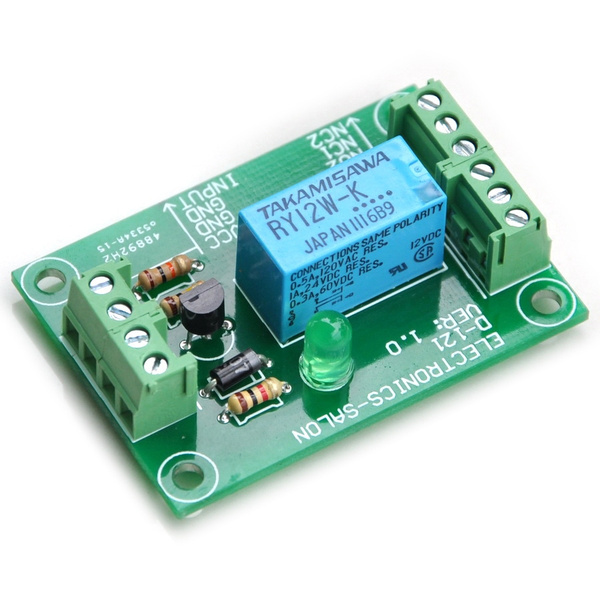 DPDT Signal Relay Module, 12Vdc, TAKAMISAWA RY12W-K Relay. Has ...