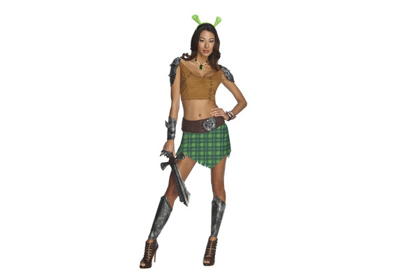 Shrek 4 Fiona Warrior Sexy Costume Secret Wishes