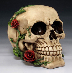 Decor, skeletonhead, Romantic, skull
