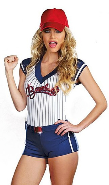 womens baseball player costume