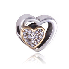 Sterling, Heart, Jewelry, Pandora Beads