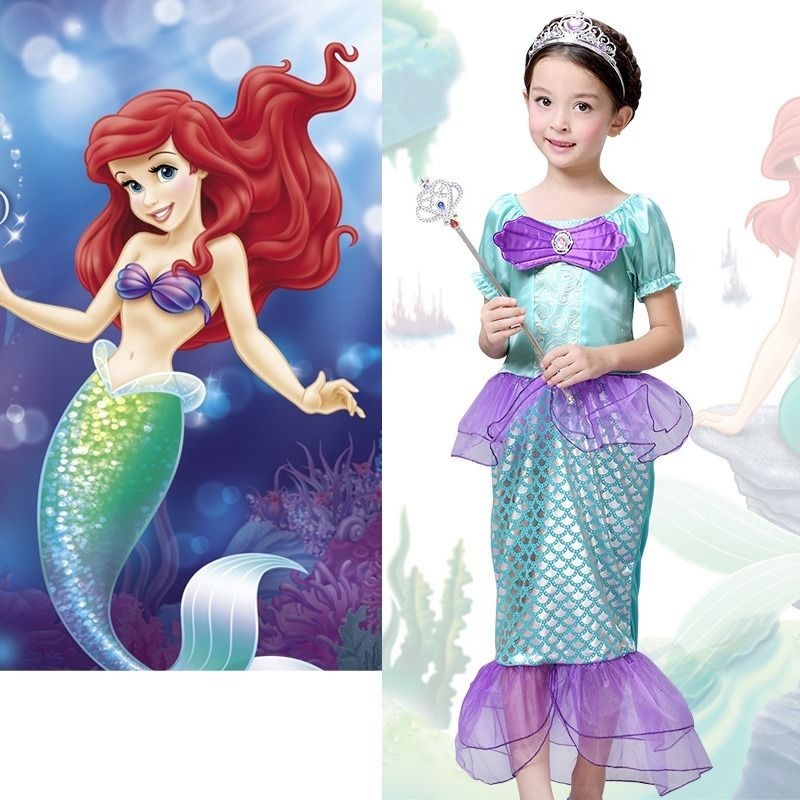 girls mermaid fancy dress