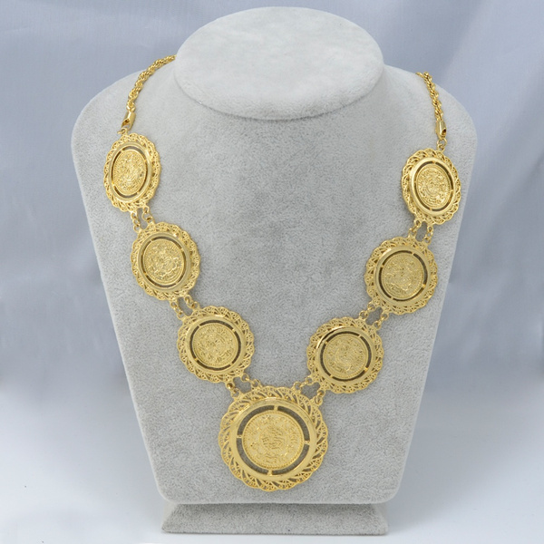 Goddess Of Family Vintage Greek Coin Necklace- Gold Vermeil - Oak & Luna