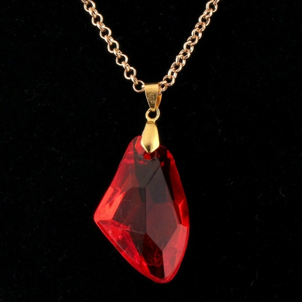 Classic Red Stone Attigai Necklace - South India Jewels