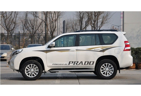 Prado all model body sticker available - Din Stickers House