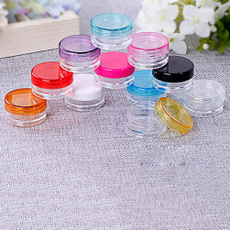 Super cheap 10Pcs 5ml Cosmetic Empty Jar Pot Eyeshadow Makeup Face Cream Container Bottle WF