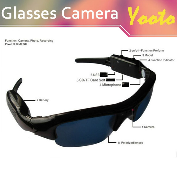View HD spy camera sunglasses Memory Not included