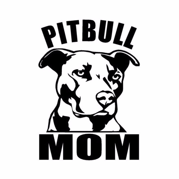 Pitbull mom decal Clearance