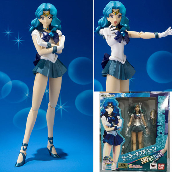 Pretty Guardian Sailor Neptune Figuarts Kaiou Michiru 6" Action Figure Figma Toy 