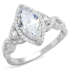 Sterling, Jewelry, Ring, Engagement