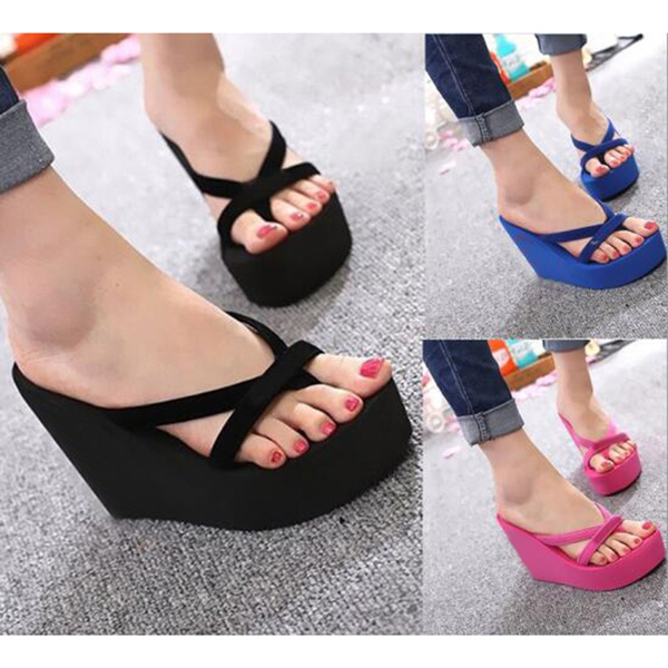 Wedge Sandals Women Shoes Summer Fashion Platform Slippers Woman
