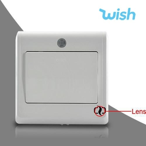 Light switch best sale spy camera