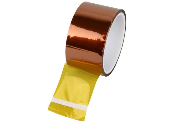 50mm 5cm x 30M Kapton Tape Sticky High Temperature Heat Resistant Polyimide New 