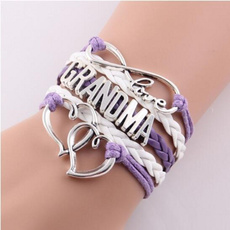 infinity bracelet, Heart, Infinity, rope bracelet